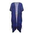 thumbnail image 1 of HELLHERO Polyester Casual Lightweight Swimsuit Cover Up for Summer Loose Breathable Geometric Mandala Pattern, 1 of 6