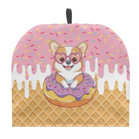 HELLHERO Polyester Cavcas Tea Cozies Covers Lightweight Keep Warm Insulation for Great Gift, Cat Ice Cream