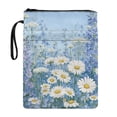 thumbnail image 1 of HELLHERO Polyester Fabric Bible Case Bag Book Lovers Gifts Daisy Pattern Book Cover Sleeve Gift Bag Hardcover Notebook Bible Journal Textbooks Paperbacks Classic, 1 of 8