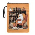 thumbnail image 1 of HELLHERO Polyester Fabric Bible Case Bag for Readers Book Cover Carrying Case with Washable Book Storage Bag for Paperbacks Notebook Book, Ghost Reading, 1 of 8