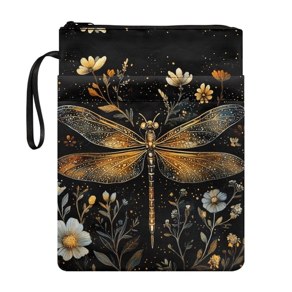 HELLHERO Polyester Fabric Book Cover Sleeve Pouch for Friend Gift for Notebook Zipper