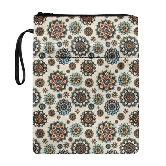 HELLHERO Polyester Fabric Book Cover Sleeve for Reader Gift for Textbooks Pocket