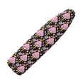 thumbnail image 1 of HELLHERO Polyester Iron Board Cover with Universal Fit Ironing Board Protector Iron Replacement Cover Resist Scorching for Laundry Room 15" x 54" (Mushroom Daisy), 1 of 6