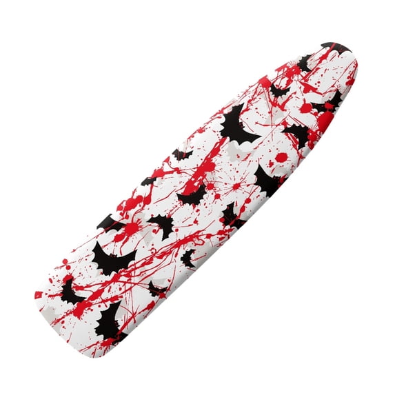 HELLHERO Polyester Ironing Board Cover 3 Fasteners Quick Install Replacement Ironing Board Covets for Home Ironing Bat Blood Splatter