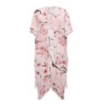 thumbnail image 1 of HELLHERO Polyester Long Kimono Swimsuit Cover Up for Beach Loose Lightweight Butterfly Garden, 1 of 5