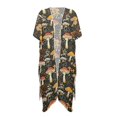 thumbnail image 1 of HELLHERO Polyester Long Kimono Swimsuit Cover Up for Summer Casual Quick Dry Mushrooms, 1 of 6