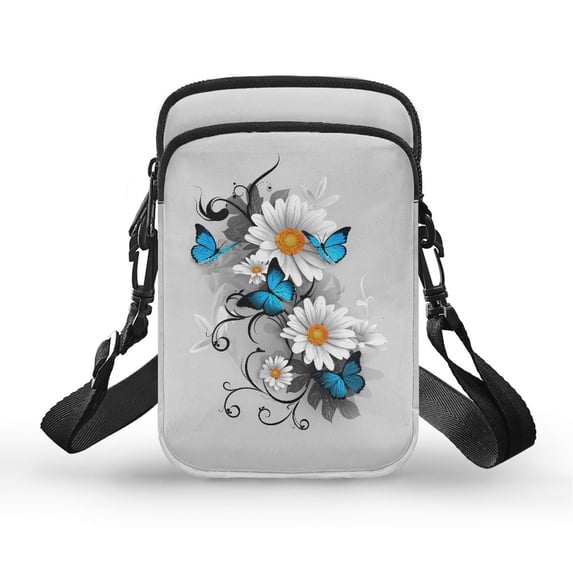 HELLHERO Polyester Messenger Bag Lightweight Crossbody Bag for Travel Daily Use(Daisy)