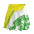 thumbnail image 1 of HELLHERO Polyester Spandex Tennis Skirt for Pickleball Hiking Yoga, Tummy Control Built-in Shorts Athletic Skorts, Pickleball Dots Pattern, 1 of 9