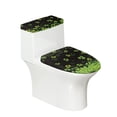 thumbnail image 1 of HELLHERO Polyester Toilet Seat Cover Set for Modern Bathrooms Easter Toilet Seat Cover Replacement with Stretch 2 Pack, Christmas Gifts St. Patrick's Day, 1 of 5