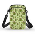 thumbnail image 1 of HELLHERO Polyester Women Shoulder Bag Double Deck Crossbody Bag for Outdoor Travel(Pickle Can and Slice Pattern), 1 of 7