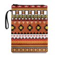 thumbnail image 1 of HELLHERO Polyester Zipper Pouch for Men Book Organzoer Holder with Lightweight Book Storage Bag Carrying Book Case for Paperbacks Hardcover Notebook Bible Journal Textbooks Geometric, 1 of 8