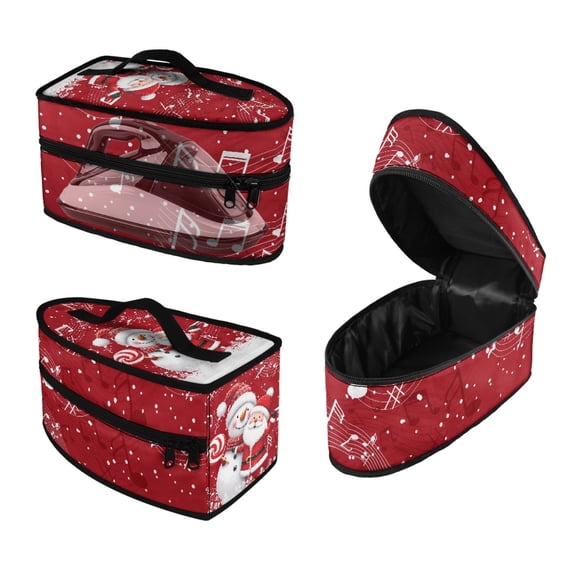 HELLHERO Portable Iron Organizer Travel Iron Case Durable & Protective Carrying Case Portable Snowman, Bag Only