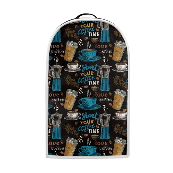 HELLHERO Protective Kitchen Blender Dust Covers Handle Multifunctional for Home Kitchen(Coffee Motifs)