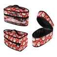 thumbnail image 1 of HELLHERO Protective Travel Steamer Storage Bag Santa Claus Candy Cane Pattern, Lightweight Iron Accessories Portable Garment Steamer Case(Case Only), 1 of 6