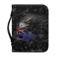 thumbnail image 1 of HELLHERO Pu Leather Bible Cover for Men and Women, Portable Bible Bag with Zippered Pockets, for Christian Prayer and Outdoor Bible Study, 1 of 12