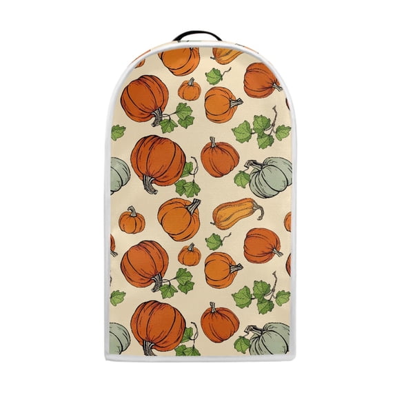 HELLHERO Pumpkin Coffee Machine Dust Cover Polyester for Kitchen Counter Friends