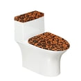 thumbnail image 1 of HELLHERO Pumpkin Pattern Cozy Polyester Fabric Bathroom Seat Covers, Fits All Toilet Shapes, Universal 17x21 Inches Soft, Reusable, 1 of 8