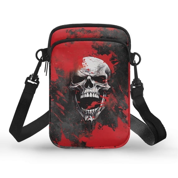 HELLHERO Puppy and Rose Pattern Women Adjustable Shoulder Strap Women Shoulder Bag Polyester for Adult
