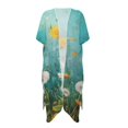 thumbnail image 1 of HELLHERO Quick Dry Bathing Suit Cover Up for Beach High Quality Fabrics Breathable Long Kimono Swimsuit Cover Up Dandelion, 1 of 6