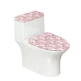thumbnail image 1 of HELLHERO Rabbit Cherry Blossom Holiday Toilet Seat Cover Replacement 2 Pieces Durable Easter for Indoor Home, Stretch, 1 of 8