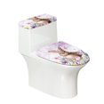 thumbnail image 1 of HELLHERO Rabbit Comfortable and Practical - Fits All Toilet Shapes, Stretch Toilet Lid Covers Set for Bathroom Supplies, Elastic Edge, 1 of 9
