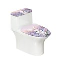 thumbnail image 1 of HELLHERO Rabbit Flowers 2 Pieces Bathroom Seat Covers Adjustable Elastic Fabric, Elastic Edge, Bathroom Supplies, 1 of 6