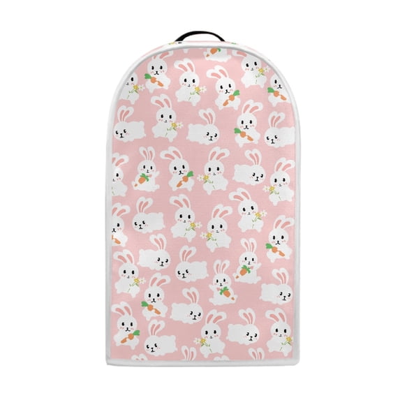 HELLHERO Rabbit and Daisy Pattern There is only one dust cover Mixer Cover with Coffee Maker Protection Polyester Blender Dust Cover