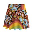 thumbnail image 1 of HELLHERO Rainbow Flower Wave Tennis Skirt, Built-in Shorts 2 Side Pockets Tennis Skorts with Pockets Golf Skirts for Daily Wear Yoga, 1 of 9