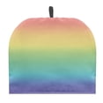 thumbnail image 1 of HELLHERO Rainbow Gradient 1Pcs Heat-Proof Teapot Cover Insulation Insulate Tea Pot Teapot Dust Cover, 1 of 8