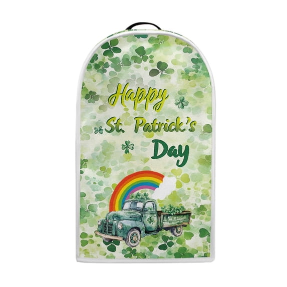HELLHERO Rainbow Green Truck Blender Dust Cover 1Pcs Polyester 15.94"H x 9.45"L x 7.28"W for Kitchen Use Machine Washable