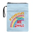 thumbnail image 1 of HELLHERO Rainbow Smile Bible Case Bag Tote Bags for Decorative Design Book Organzier Holder Polyester with Lightweight and Washable, 1 of 8