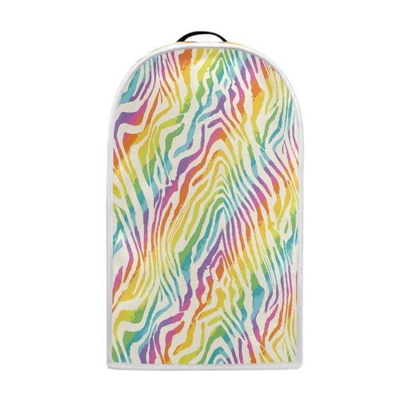 HELLHERO Rainbow Zebra Print Pouch Blender Cover with Univesal Multifunctional Polyester
