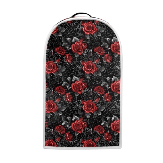 HELLHERO Red Rose Spider Web Black There is only one dust cover Food Processor Cover with Proof Stain Multifunctional Blender Protection Home Kitchen
