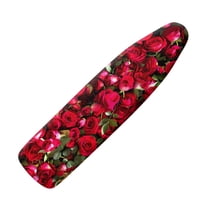 HELLHERO Red Roses Ironing Board Cover 15x54 Standard Size Padding Decorative Covers for Ironing Board Padded Iron Cover Daisy Iron Table Cover with Elastic Edge