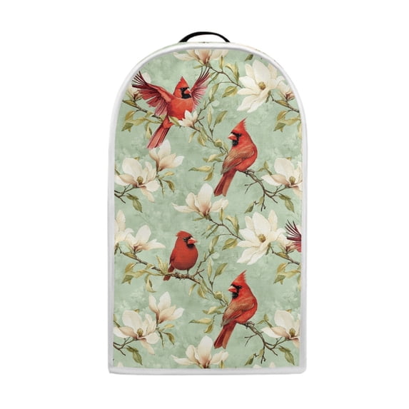 HELLHERO Red-Winged Bird and Floral Pattern There is only one dust cover Protective Case Top Handle Dust Cover for Kitchen Counter