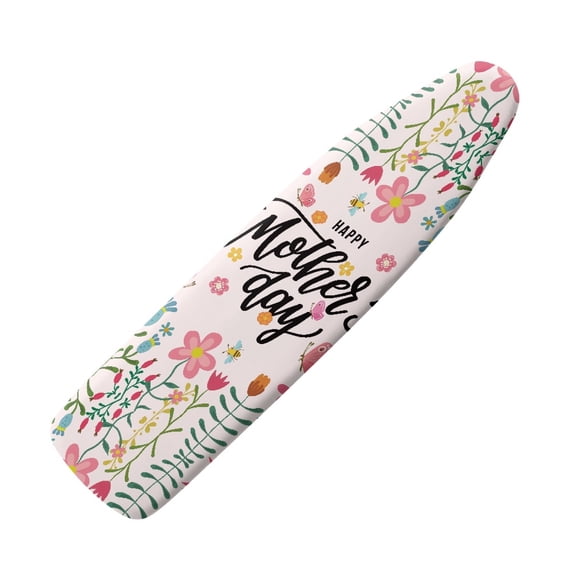 HELLHERO Replacement Valentines Day Ironing Board Cover 3 Fasteners Elastic Edge Snug Fit, Butterfly and Floral Design