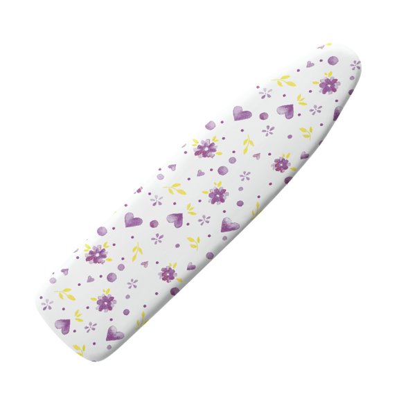 HELLHERO Replacement Valentines Day Ironing Board Cover Hook & Loop Fasteners Hook and Loop Adjustable Fastener, Heart and Floral Pattern