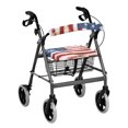 thumbnail image 1 of HELLHERO Retro Stars Rollator Walker Seat and Backrest Covers for Seniors, Breathable Fabric Easy to Clean Rollator Walker Seat Covers Comfortable Rollator Seat Back Cover for Home Outdoor, 1 of 10