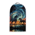 thumbnail image 1 of HELLHERO Reusable 15.94"H x 9.45"L x 7.28"W Mixer Cover Hand Strap Polyester Blender Covers Horse and Starry Sky Design, 1 of 6