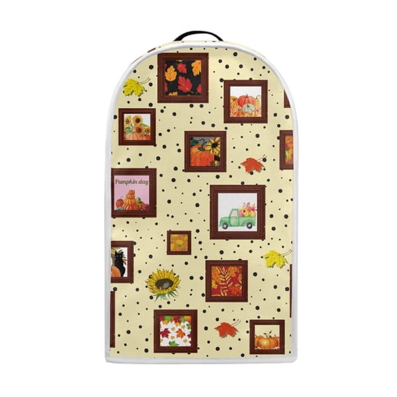 HELLHERO Reusable Mixer Blender Cover for Home Kitchen Indoor Polyester, AntiSlip, Handle Pumpkin Day Theme