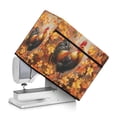 thumbnail image 1 of HELLHERO Rooster Autumn Leaves Sewing Machine Cover with Handle Portable Protective Cover for Housewife, 1 of 8