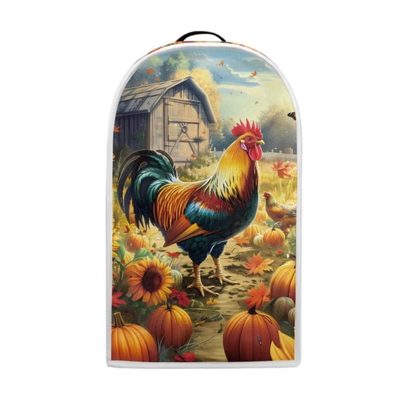 HELLHERO Rooster Food Processor Cover Spill-Proof Blender Protection for Kitchen Use