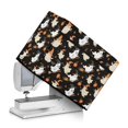 thumbnail image 1 of HELLHERO Rooster Sewing Machine Cover 17.7x8.6x12.5 Inch Zipper Storage Pockets Waterproof Home and Shop Sewing Equipment Protection, 1 of 8
