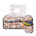 thumbnail image 1 of HELLHERO Rooster Sewing Machine Mat Store Thread Small Scissors Lightweight Beautiful & Practical Fusion Sewing Machines Table Pad for Most Sewing Machine Table for Woman Gifts, 1 of 5