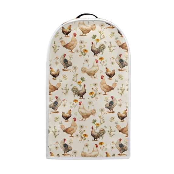 HELLHERO Rooster and Sunflower Pattern 1Set Mixer Blender Cover Polyester Fitted for Household