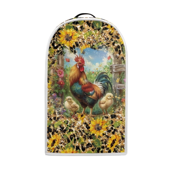 HELLHERO Rooster and Sunflower Pattern There is only one dust cover Dust Cover for Blender Protection Polyester Kitchen Blender Dust Cover