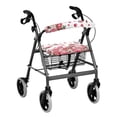 thumbnail image 1 of HELLHERO Rose Heart Seat & Backrest Covers Walker Seat Cushion Cover Machine Washable Dust Proof Easy to Use for Seniors Men Women, 1 of 5