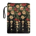 thumbnail image 1 of HELLHERO Rose Vine Art 1pcs Zipper Pouch with Book Protection Retro Easy Carry Book Case Protector Wrap Bag with Waterproof for Men Book Carrying Case, 1 of 8