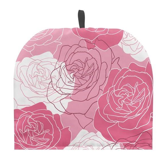 HELLHERO Rose and Valentine's Day Gifts Polyester Canvas Tea Cozies Covers Keep Warm, Keep Warm Durable