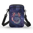 thumbnail image 1 of HELLHERO Salamander Design Crossbody Bag Men, Women Adult 4.33x1.97x7.09 Adjustable Strap Outdoor Travel Adults Double Layer for Casual Travel Women, 1 of 7